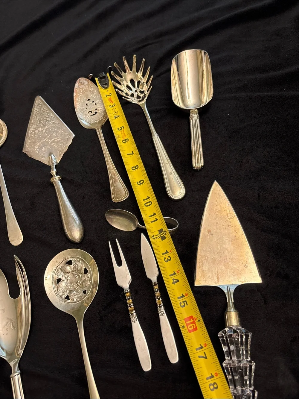 12 antique vintage silverplated serveware pieces